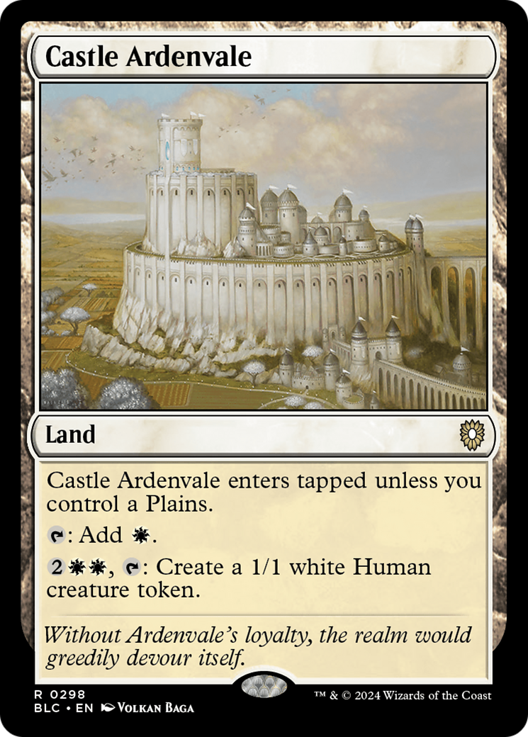 Castle Ardenvale (BLC-298) - Bloomburrow Commander