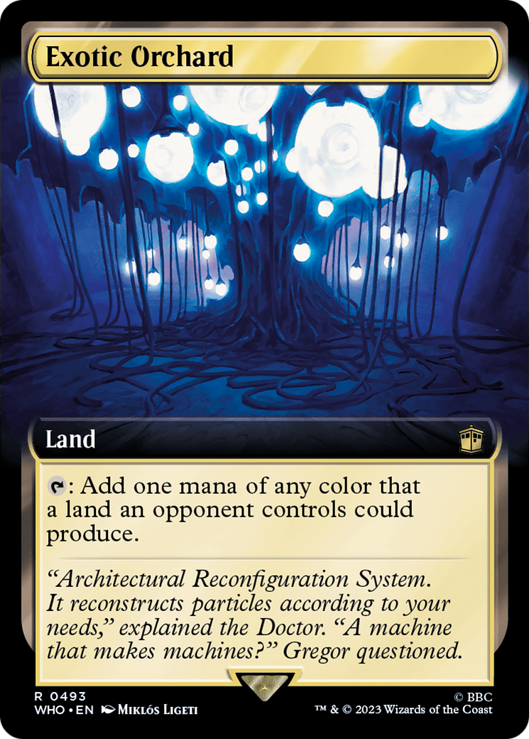 Exotic Orchard (WHO-493) - Doctor Who: (Extended Art)