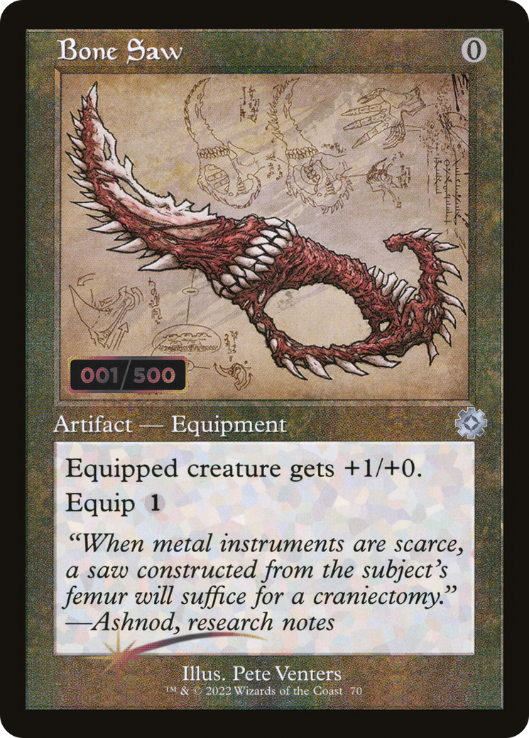 Bone Saw (BRR-070) - The Brothers' War Retro Artifacts Foil