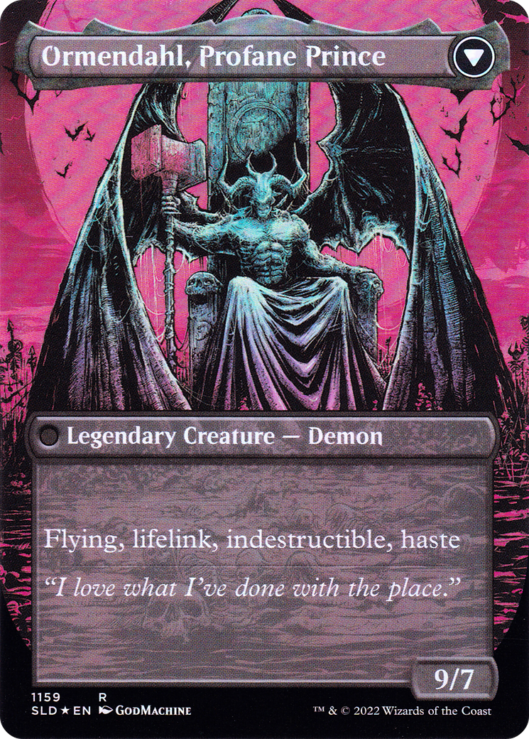 Westvale Abbey // Ormendahl, Profane Prince (SLD-1159) - Secret Lair Drop (Borderless) Foil