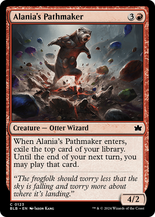 Alania's Pathmaker (BLB-123) - Bloomburrow Foil