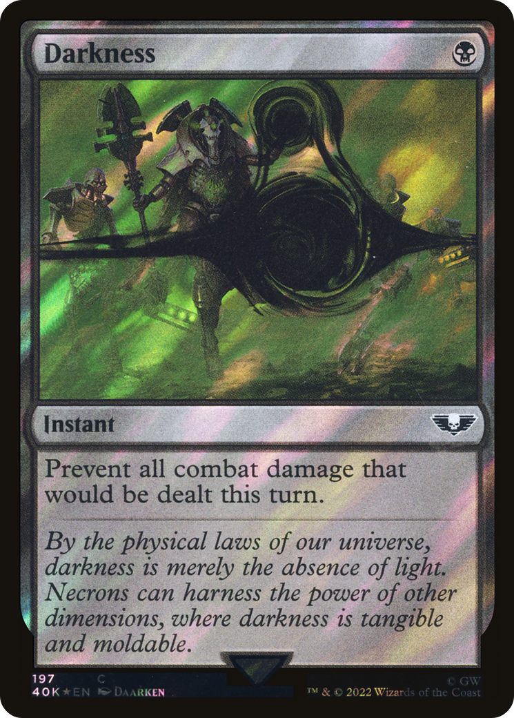 Darkness (40K-197) - Warhammer 40,000 Commander Foil