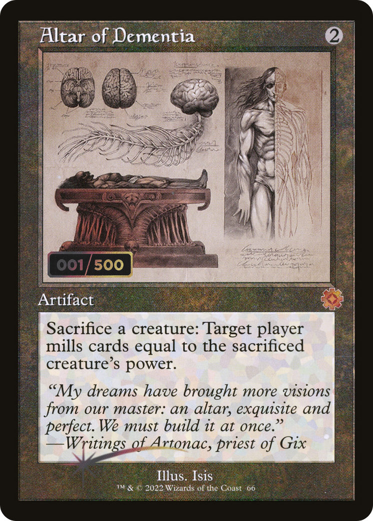 Altar of Dementia (BRR-066) - The Brothers' War Retro Artifacts Foil