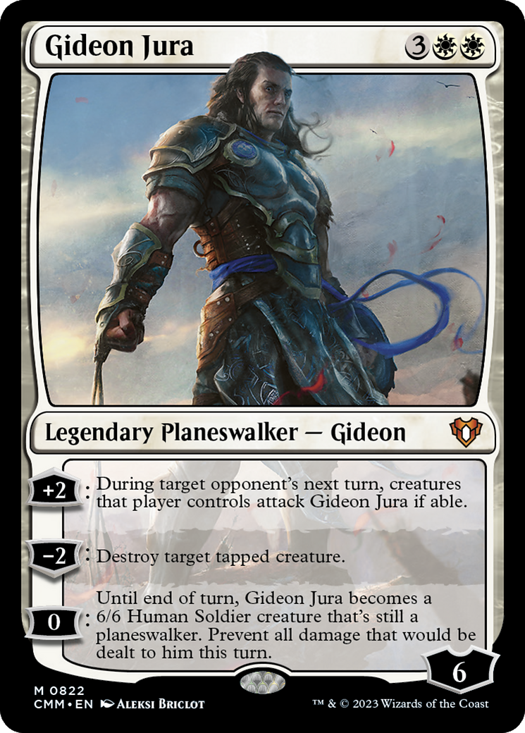 Gideon Jura (CMM-822) - Commander Masters