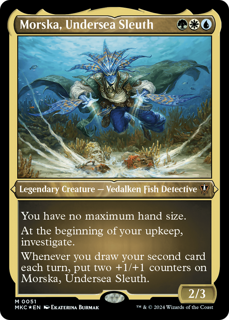 Morska, Undersea Sleuth (MKC-051) - Murders at Karlov Manor Commander Foil