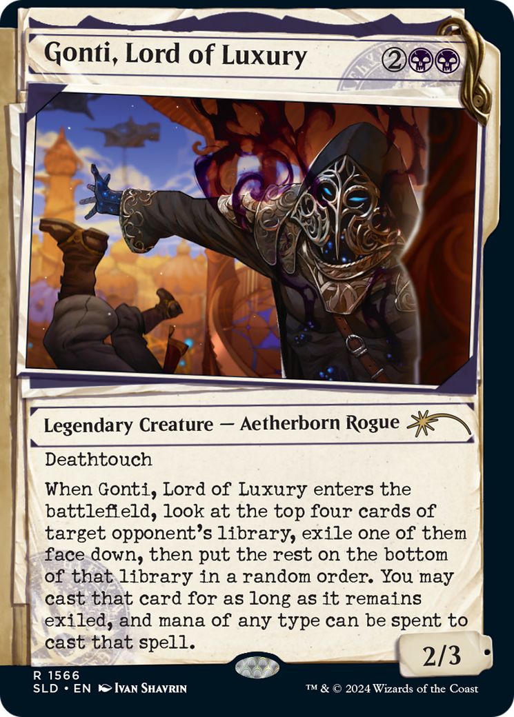 Gonti, Lord of Luxury (SLD-1566) - Secret Lair Drop: (Showcase)