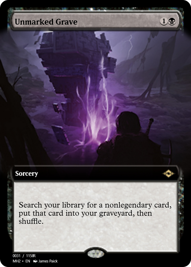 Unmarked Grave (PRM-91263) - Magic Online Promos