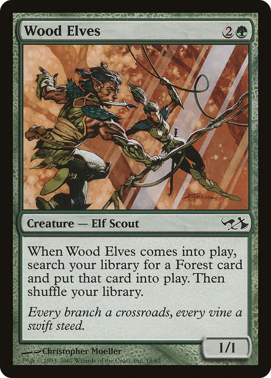 Wood Elves (EVG-018) - Duel Decks: Elves vs. Goblins