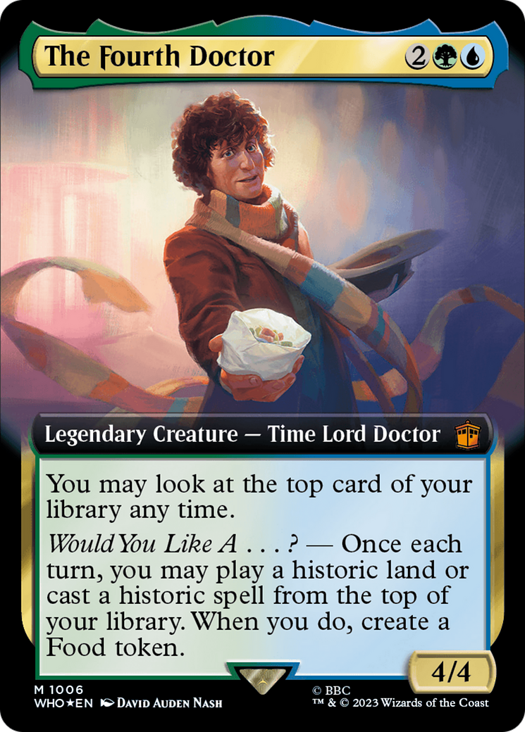 The Fourth Doctor (WHO-1006) - Doctor Who: (Extended Art) Foil