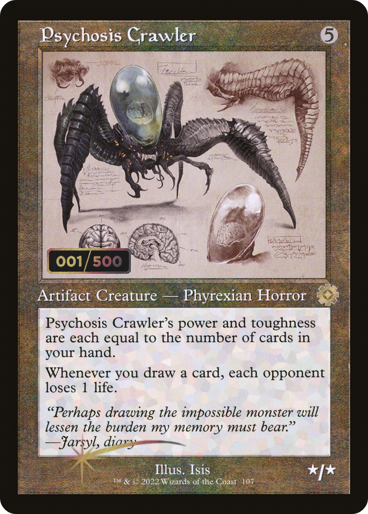 Psychosis Crawler (BRR-107) - The Brothers' War Retro Artifacts Foil