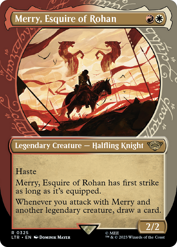Merry, Esquire of Rohan (LTR-325) - The Lord of the Rings: Tales of Middle-earth: (Showcase) (Borderless)