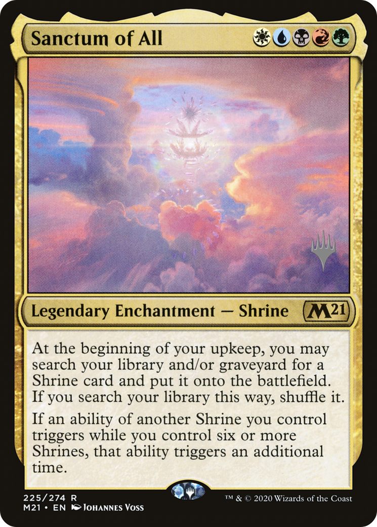 Sanctum of All (PPM21-225) - Core Set 2021 Promos Foil