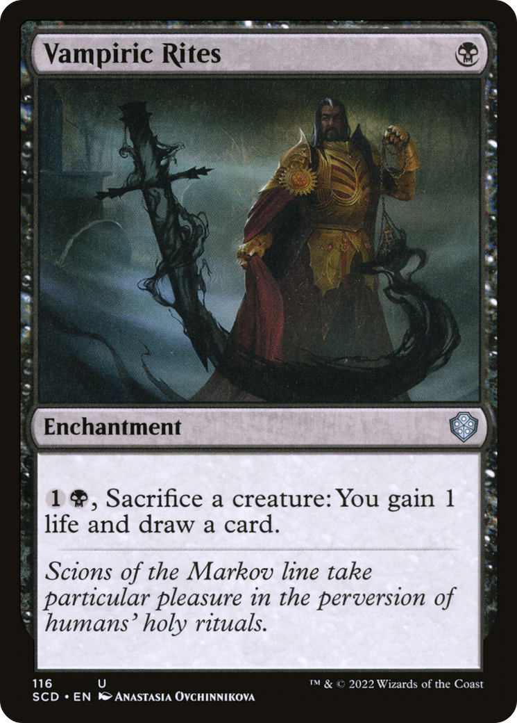 Vampiric Rites (SCD-116) - Starter Commander Decks