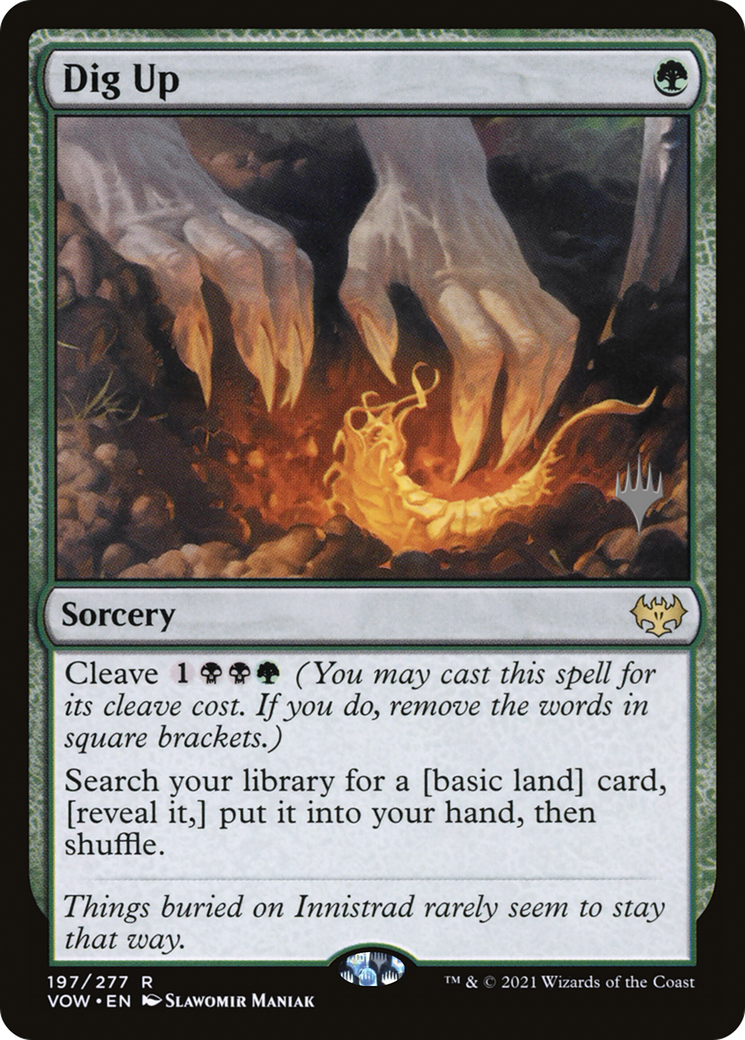 Dig Up (PPDMU-197P) - Innistrad: Crimson Vow Promos