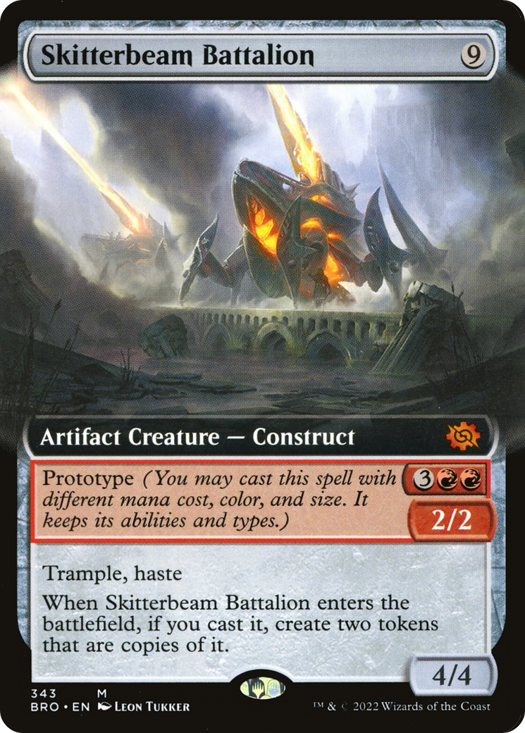 Skitterbeam Battalion (BRO-343) - The Brothers' War: (Extended Art) Foil