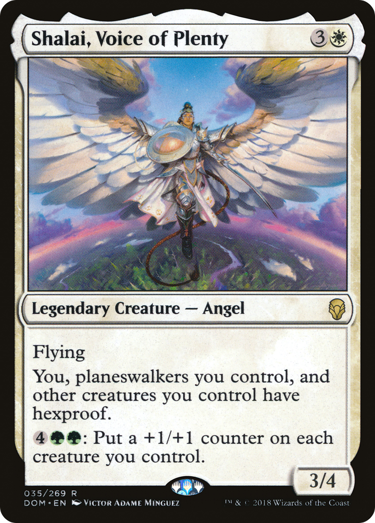 Shalai, Voice of Plenty (DOM-035) - Dominaria Foil