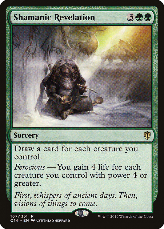Shamanic Revelation (C16-167) - Commander 2016 (Japanese)