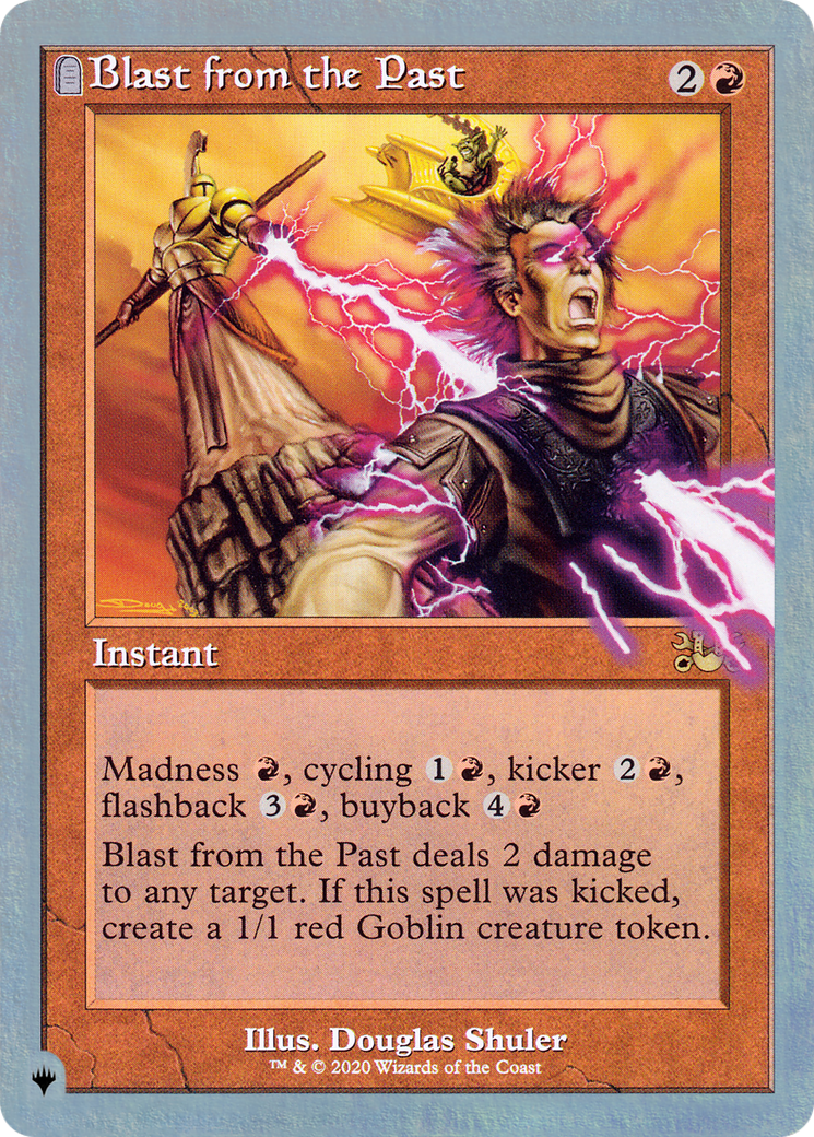 Blast from the Past (LIST-027) - The List (Unfinity Foil Edition): (tombstone) Foil