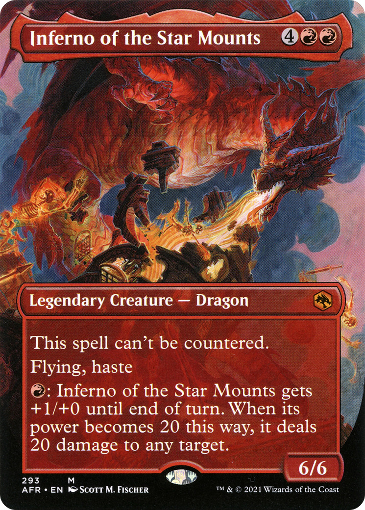 Inferno of the Star Mounts (AFR-293) - Adventures in the Forgotten Realms (Borderless) Foil