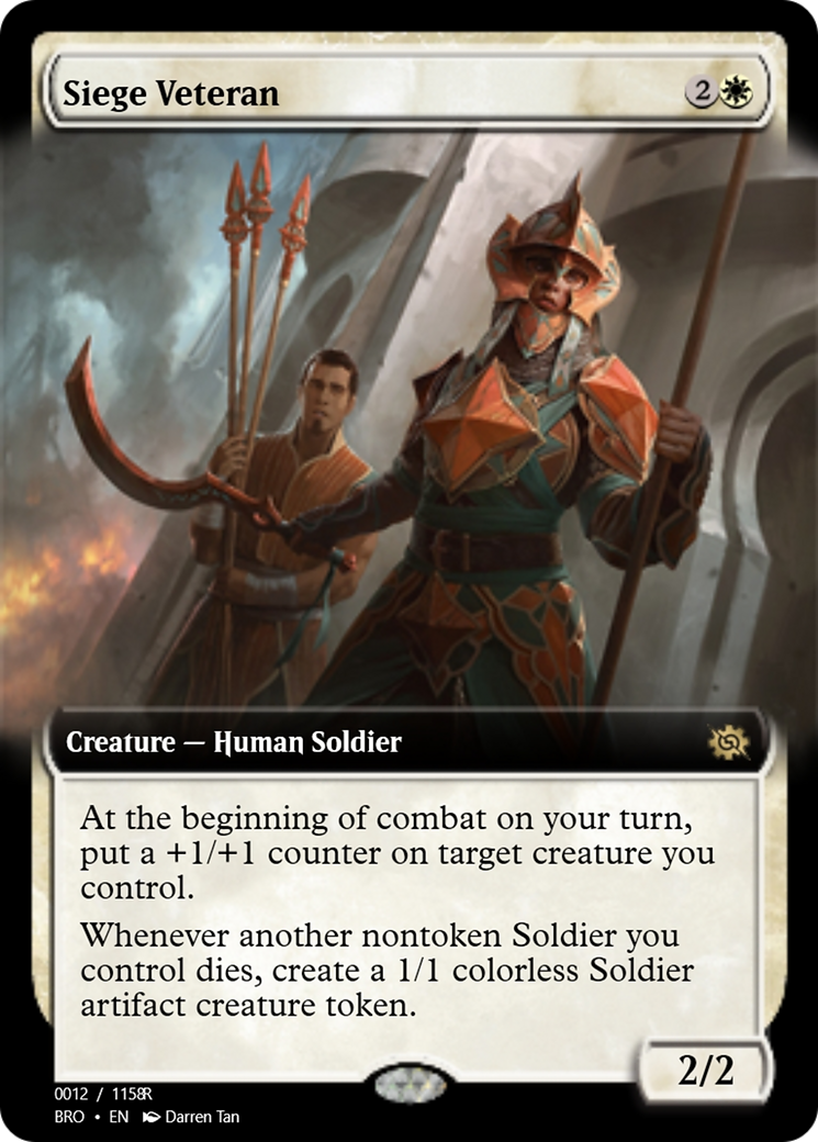 Siege Veteran (PRM-105634) - Magic Online Promos Foil