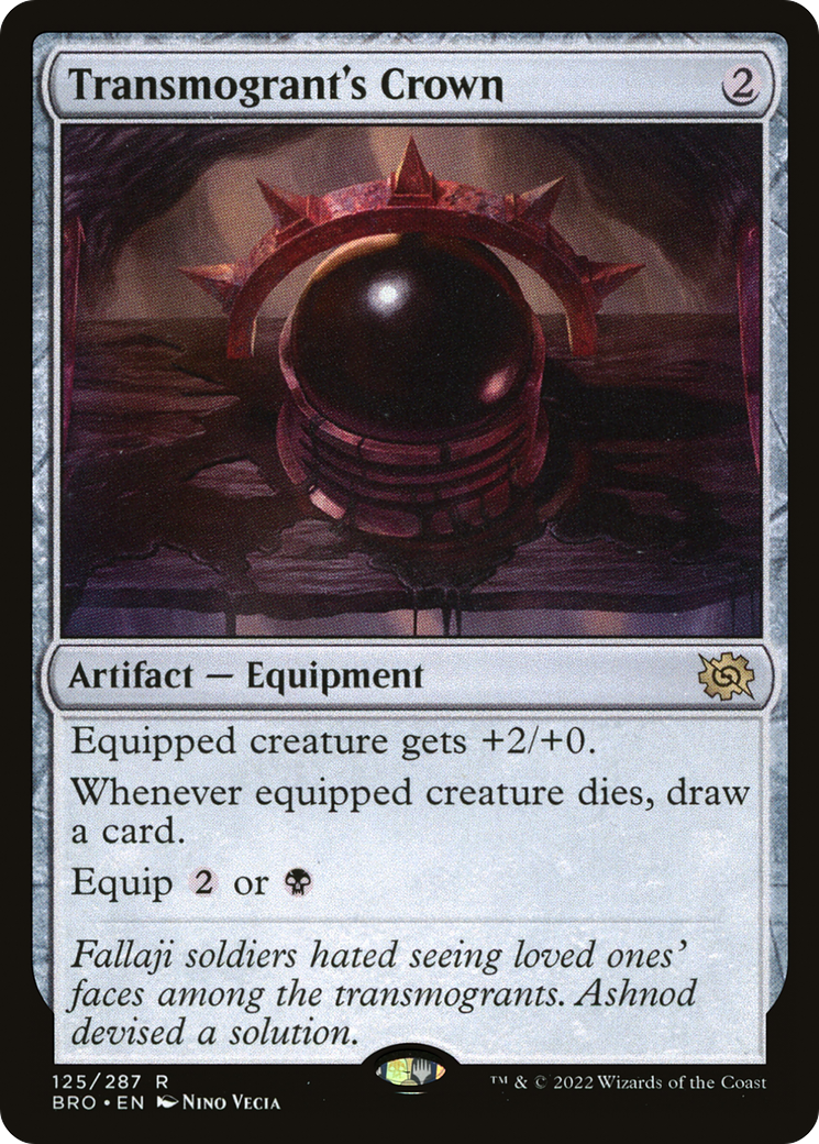 Transmogrant's Crown (BRO-125) - The Brothers' War Foil