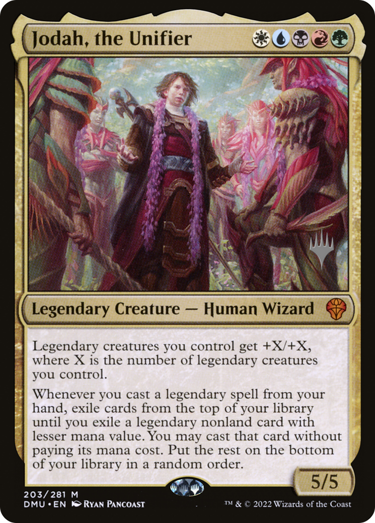 Jodah, the Unifier (PPDMU-203P) - Dominaria United Promos Foil