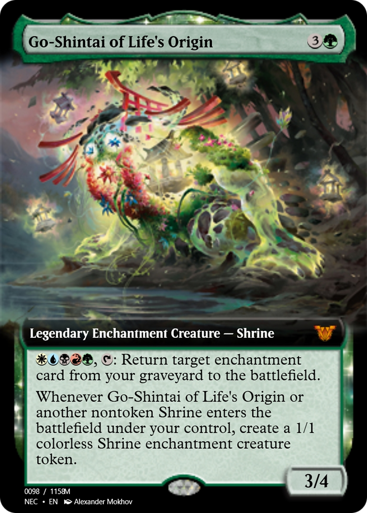 Go-Shintai of Life's Origin (PRM-98059) - Magic Online Promos: (enchantment) Foil