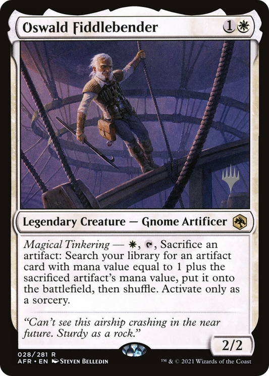 Oswald Fiddlebender (PPAFR-028) - Adventures in the Forgotten Realms Promos Foil