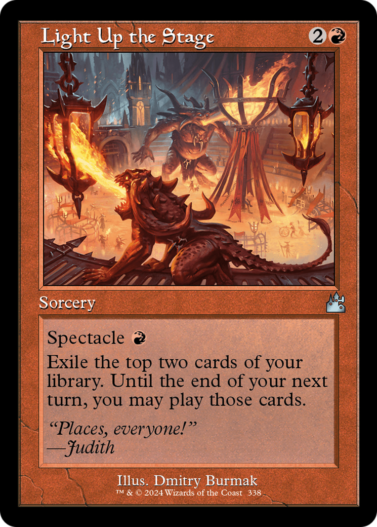 Light Up the Stage (RVR-338) - Ravnica Remastered Foil