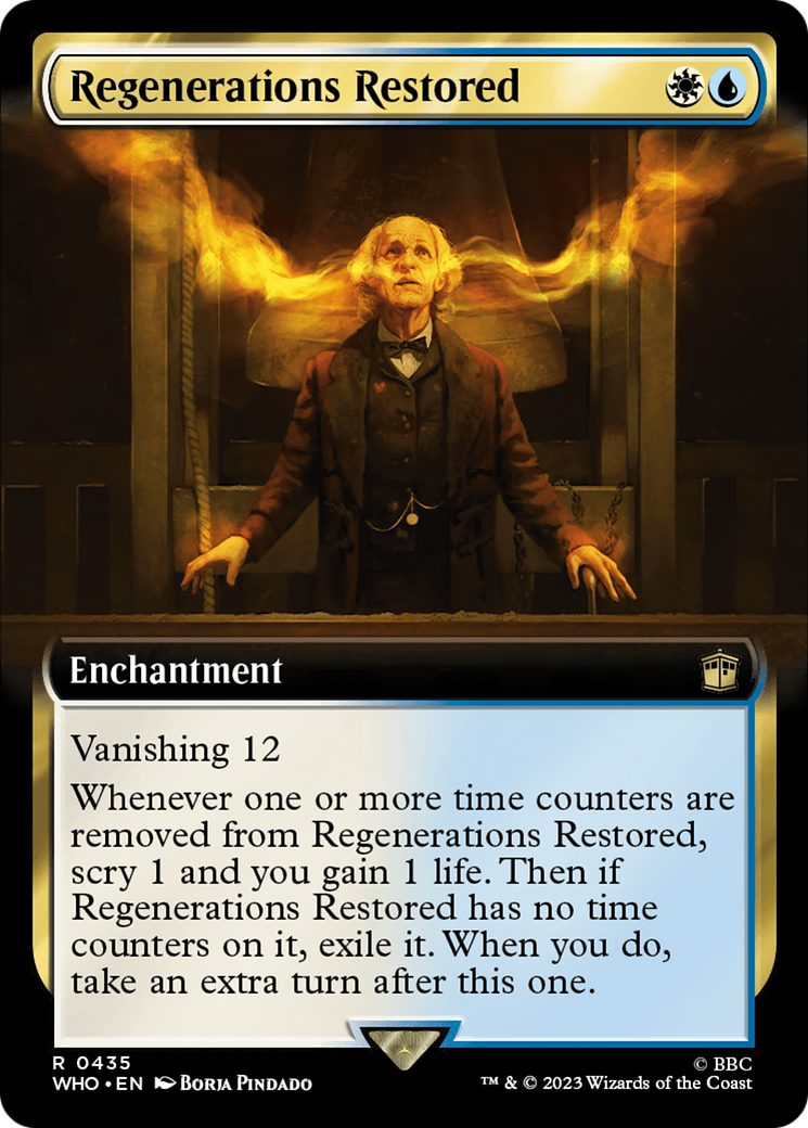 Regenerations Restored (WHO-435) - Doctor Who: (Extended Art) Foil