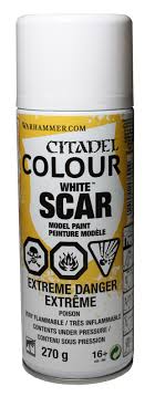 White Scar Spray Paint
