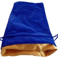 LARGE DICE BAG VELVET