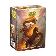 Dragon shield Dual Matte Art:  Fire Horse