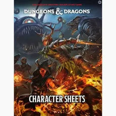 Dungeons And Dragons:   Character Sheets