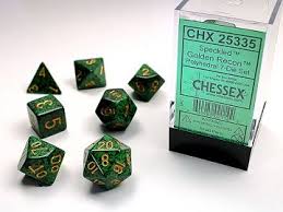 Dice Chessex 7-Dice Set Speckled:  Recon