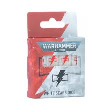Warhammer Dice:  White Scars  Shipping oct 25th