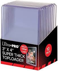 Ultra Pro 3" by 4" Thick Toploader *100pt Cards*