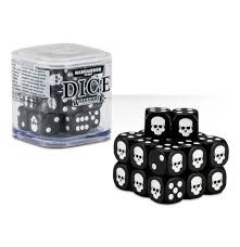Warhammer Dice:  Black