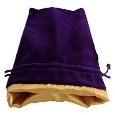 LARGE DICE BAG VELVET