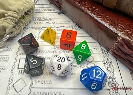 Dice Chessex 7-Dice Set Opaque:  Beginner set
