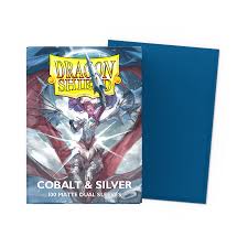 Dragon Shield Matte Dual:  Cobalt And Silver