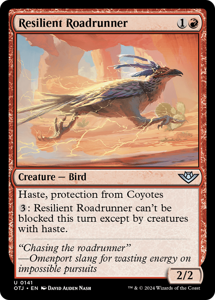 Resilient Roadrunner (OTJ-141) - Outlaws of Thunder Junction