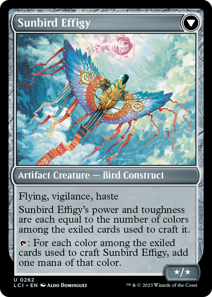 Sunbird Standard // Sunbird Effigy (LCI-262) - The Lost Caverns of Ixalan Foil