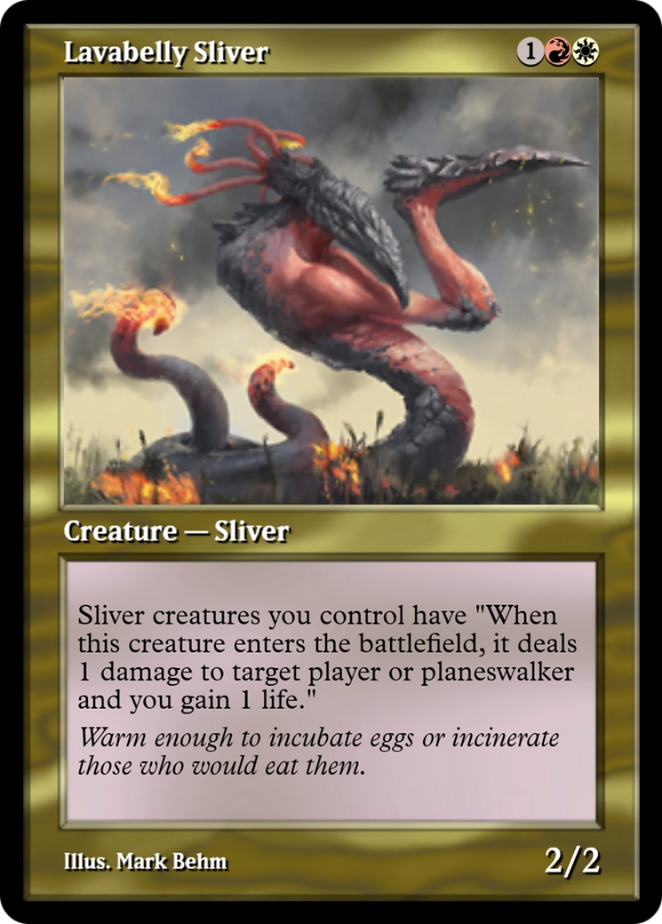 Lavabelly Sliver (PRM-91355) - Magic Online Promos Foil