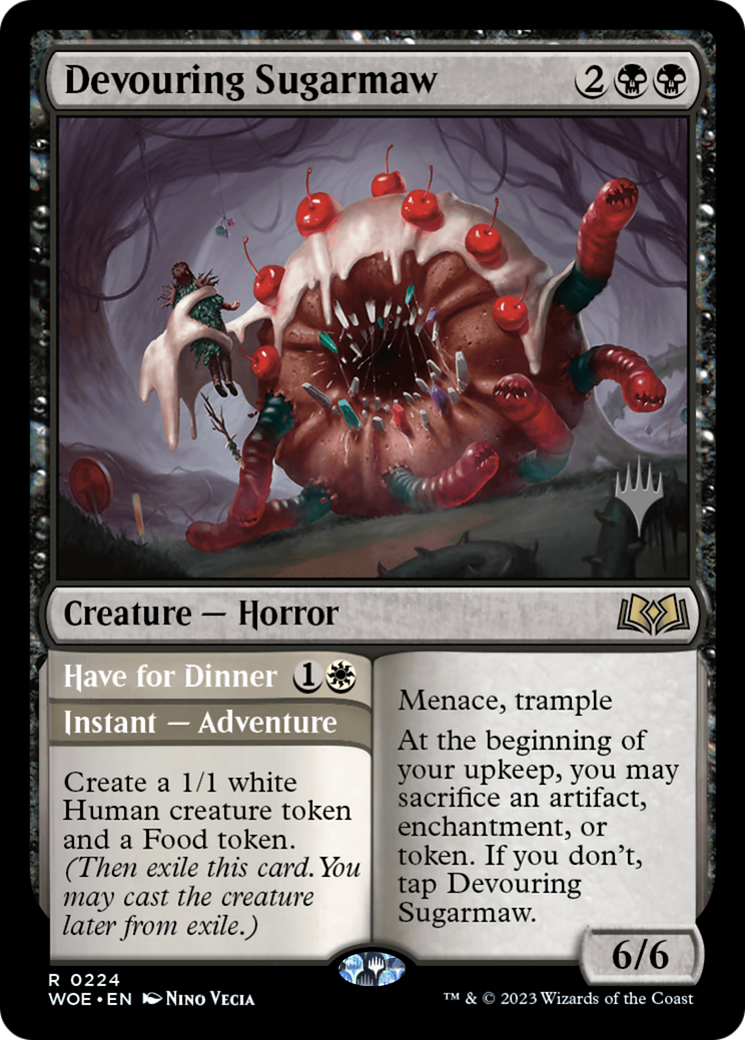 Devouring Sugarmaw // Have for Dinner (PPWOE-224) - Wilds of Eldraine Promos Foil