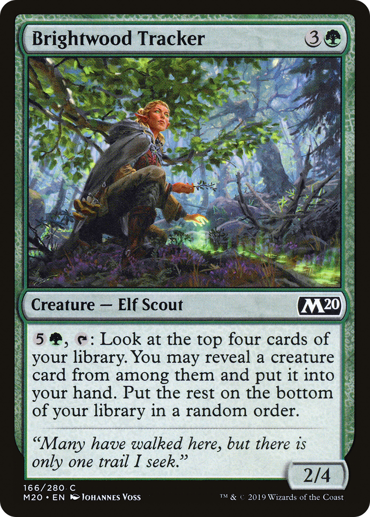 Brightwood Tracker (M20-166) - Core Set 2020