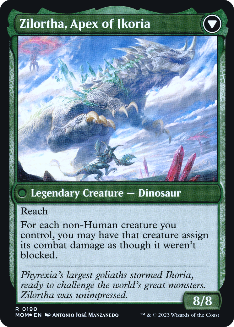 Invasion of Ikoria // Zilortha, Apex of Ikoria (PRE-190) - March of the Machine Promos Foil
