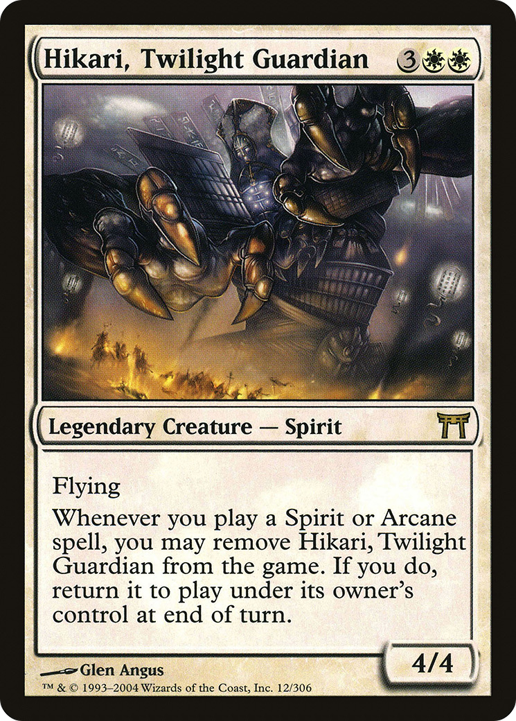 Hikari, Twilight Guardian (CHK-012) - Champions of Kamigawa
