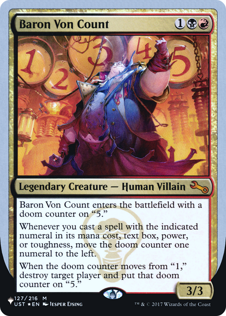 Baron Von Count (LIST-043) - The List (Unfinity Foil Edition) Foil