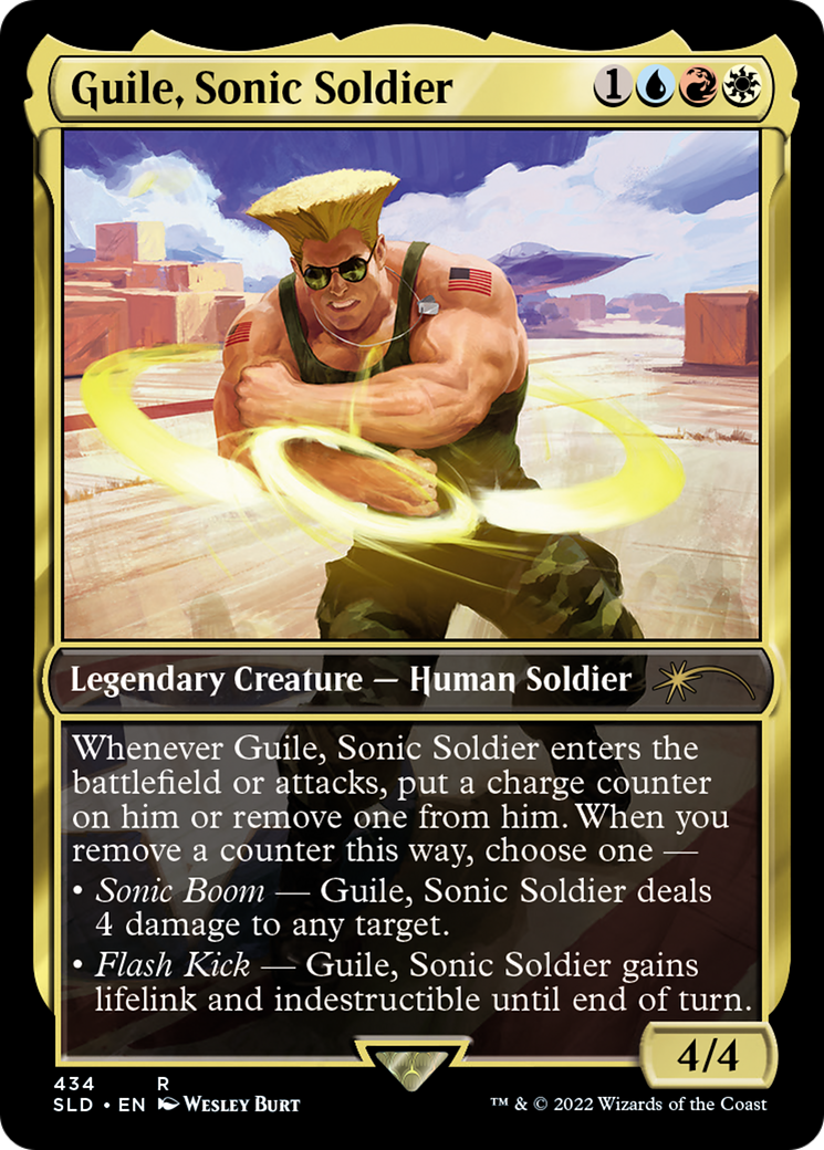 Guile, Sonic Soldier (SLD-434) - Secret Lair Drop